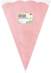 Folia Schult&uuml;ten Rohling - 68 cm sechseckig rosa 5er Pack.