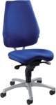 Topstar B&uuml;rodrehstuhl ALUSTAR Basic ohne Armlehnen - blau Sicherheitsd
