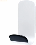 Unilux Garderobenhaken Steely magnetisch wei&szlig;