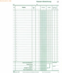 RNK Formularbuch Kassenbuch A4 2x50 Blatt nummeriert