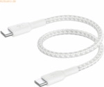 Belkin Belkin geflochtenes USB-C / USB-C-Kabel 0,15m, weiss