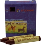 Stockmar Wachsmalstifte - rotbraun - 12 Stifte.