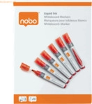 Nobo Boardmarker Liquid Ink Rundspitze VE=10 St&uuml;ck rot