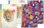 RNK Notizbuch Fresh Colours sortiert - A4 Hardcover 96 Blatt blanko.