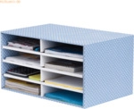 Bankers Box Schreibtisch Organizer Style 8 F&auml;cher BxHxT 49x26x31cm bla