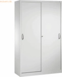 CP Schwerlastschrank 2059002 S10004 Schiebet&uuml;r 1950x1200x500mm lichtgr