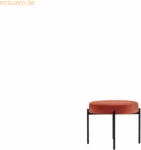Paperflow Hocker GAIA GBRT.01.16 rund Stoff schwarz/braun