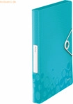 5 x Leitz Ablagebox Wow A4 PP 30mm eisblau
