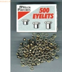 10 x Rexel &Ouml;se Nr. 2 4,7x4,2mm vermessingt VE=500 St&uuml;ck