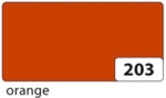 10 x Folia Plakatkarton - 48 x 68 cm orange.