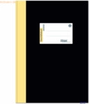 Ursus Gesch&auml;ftsbuch A4 192 Blatt 80g/qm kariert schwarz