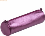 Clairefontaine Schlamperm&auml;ppchen Leder rund 5,5x22cm cherry