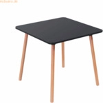 Paperflow Bistrotisch Palomba TRPC80.23.01 80x80cm buche/schwarz