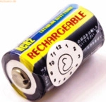 k.A. Akku f&uuml;r Canon CR2 Li-Ion 3 Volt 250 mAh schwarz