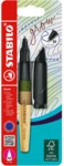 3 x Stabilo Kugelschreiber Grow Blister moosgr&uuml;n/Eiche