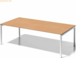 Bisley Chefarbeitsplatz/Konferenztisch Cito BxTxH 240x120x74cm buche/v