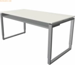 Kerkmann Schreibtisch Architekt BxTxH 160x80x75cm B&uuml;gelgestell wei&szlig;