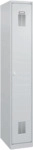 CP Garderobenschrank 1 Abteil - lichtgrau Fachboden und Stange.
