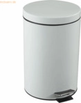 CEP Treteimer Metall 14L wei&szlig;