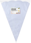 Folia Schult&uuml;ten Rohling - 68 cm sechseckig hellblau 5er Pack.