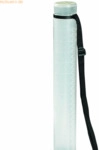 Rumold Zeichenrollen-K&ouml;cher 620-1050/80mm transparent/wei&szlig;