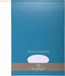 5 x Lalo Schreibblock Velin de France A4 100g/qm 50 Blatt wei&szlig;