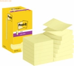 Post-it Haftnotiz Super Sticky Z-Notes 90 Blatt kanariengelb VE=12 Bl&ouml;