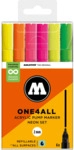 Molotow Acrylmarker One4All 127HS Neon Set