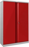 Phoenix Stahlschrank SCL1491GRK 2 T&uuml;ren 3 B&ouml;den grau/rot Schl&uuml;ssel
