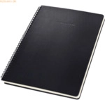 Sigel Spiralblock Conceptum A4 160 Seiten Hardcover kariert 80g black