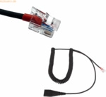 Gequdio Headset-Anschlusskabel RJ geeignet f&uuml;r Yealink/Snom/Grandstrea