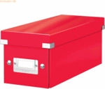 Leitz Ablagebox Click & Store CD rot