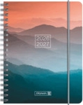 Brunnen Sch&uuml;lerkalender A6 1 Woche/2 Seiten Misty Sunset 2026/2027