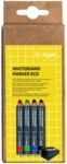 Sigel Whiteboard Marker Eco inkl. Spitzer schwarz/blau/gr&uuml;n/rot 4 St&uuml;c