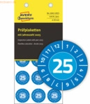 Avery Zweckform Pr&uuml;fplaketten 2025 20mm VE=120 Etiketten blau