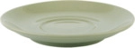 6 x APS Cappuccino-Untertasse Snug &Oslash;15,5cm gr&uuml;n.