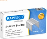 Rapesco Heftklammern 24/6mm VE=1000 St&uuml;ck