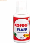 Kores KORES Korrekturmittel Fluid KF66101 20ml Pinsel wei&szlig;