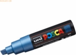 Uni-Ball Fasermaler Uni Posca PC-8K 8mm blau metallic