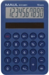 Maul Taschenrechner ECO MD 1, 10 Stellen blau, Solarbetrieb