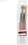 Edding Gelroller edding 2185 VE=3 St&uuml;ck metallic gold/wei&szlig;/silber