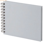 3 x S.O.H.O. Fotoalbum Wire-O 40 Seiten 195x145mm Stone/offwhite