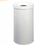 Durable Papierkorb Safe rund 62 Liter grau