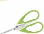 Wedo Bastelschere Comfortline Edelstahl 15cm gr&uuml;n/wei&szlig;