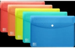 5 x Oxford URBAN Brieftaschen - A6 PP transluzent 5 St&uuml;ck sortiert.