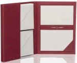 3 x R&ouml;ssler Papier Paper Royal Briefpapiermappe - rot 15/15 A5/C6 eisg