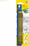 Staedtler Bleistift Noris 183 HB gelb-schwarz VE=3 St&uuml;ck Blister