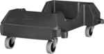 Rubbermaid Slim Jim Transportroller - Kunststoff schwarz.