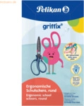 Pelikan Schulschere griffix Rechtsh&auml;nder Rund 14cm Blau