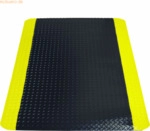 Miltex Arbeitsplatzmatte Yoga Deck Ultra 60x90cm schwarz/gelb
